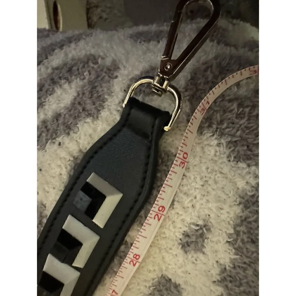 Add on bag/purse/pocketbook novelty strap black white red belt/strap